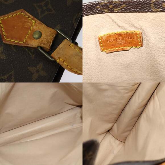 LOUIS VUITTON Monogram Sac Plat Hand Bag M51140 - Picture 11 of 12